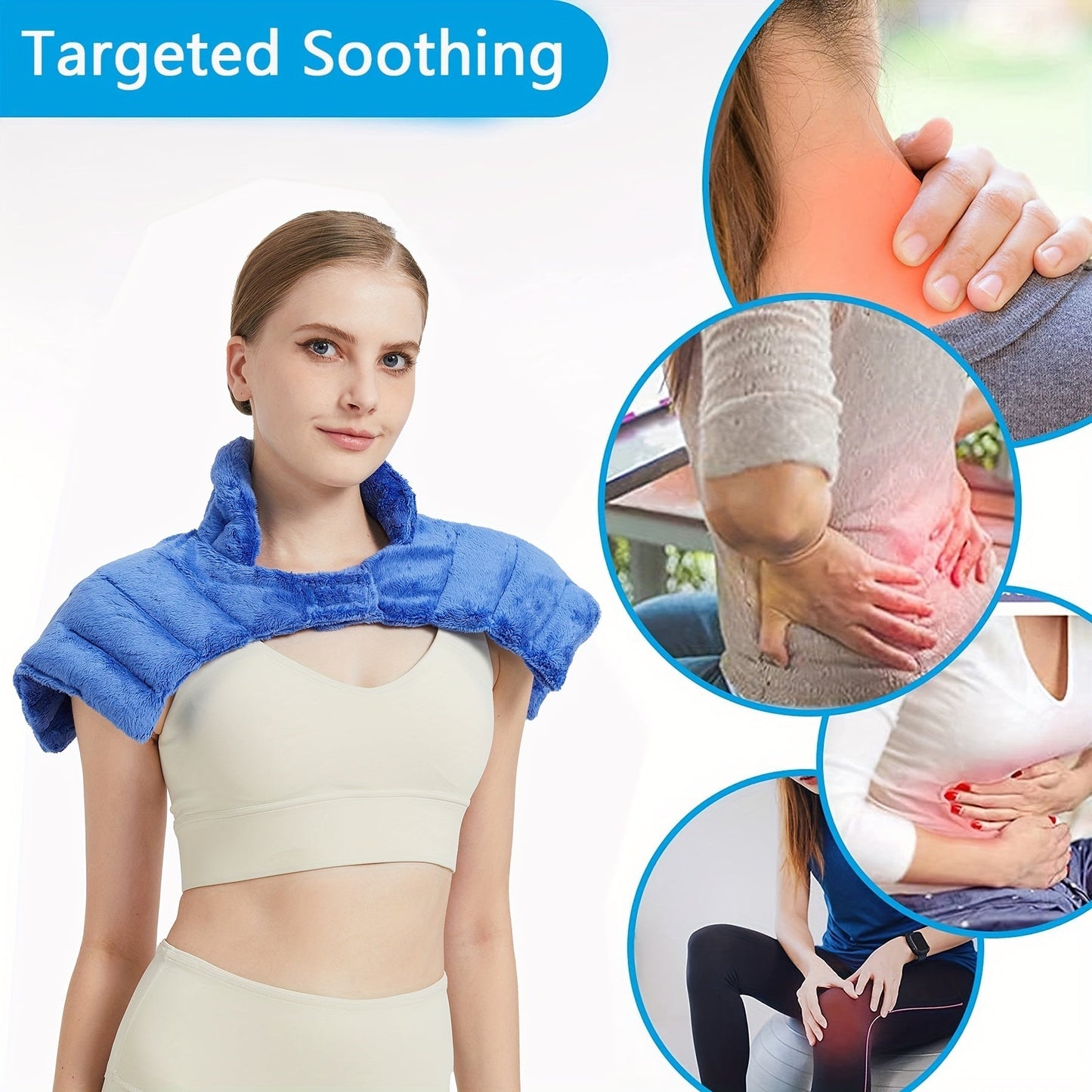 Nokmo | Weighted Microwave Heating Pad – Comfort and Relaxation for Neck and Shoulders