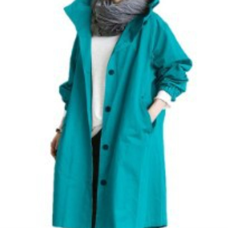 Nokmo | Windproof Women's Trench Coat with Hood