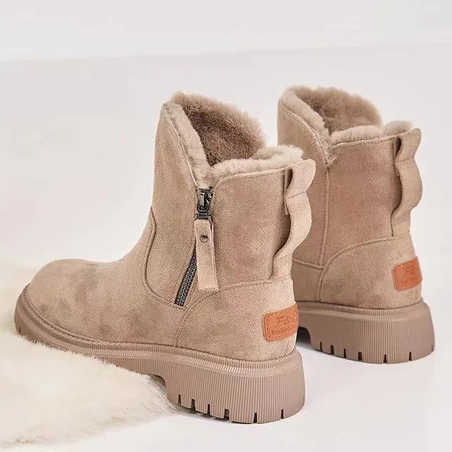 Nokmo | Winter Boots for Women | Warm, Mid-Height with Short Fur