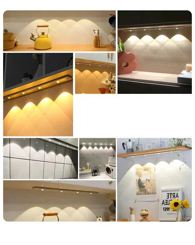 Nokmo | Wireless LED Light with Motion Sensor | Rechargeable, Dimmable & 3 Colors