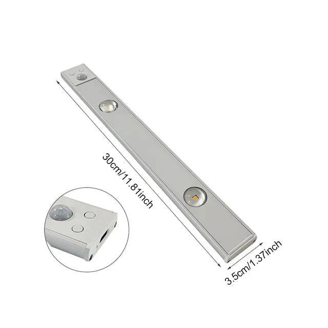 Nokmo | Wireless LED Light with Motion Sensor | Rechargeable, Dimmable & 3 Colors