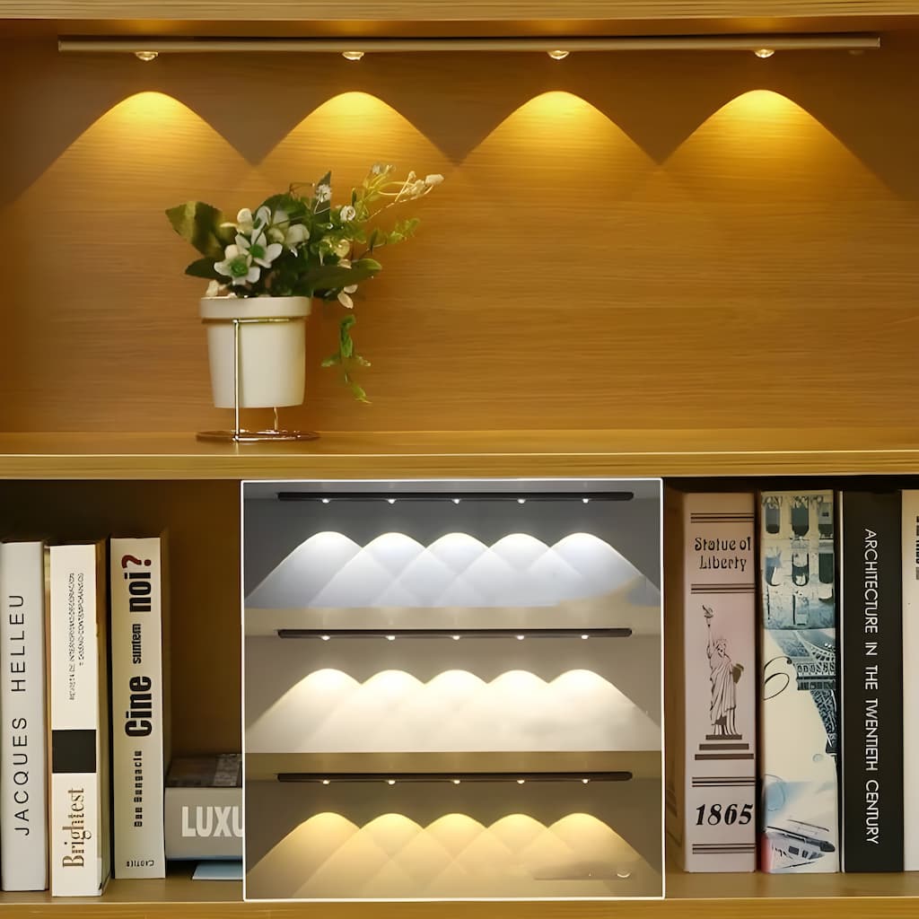 Nokmo | Wireless LED Light with Motion Sensor | Rechargeable, Dimmable & 3 Colors