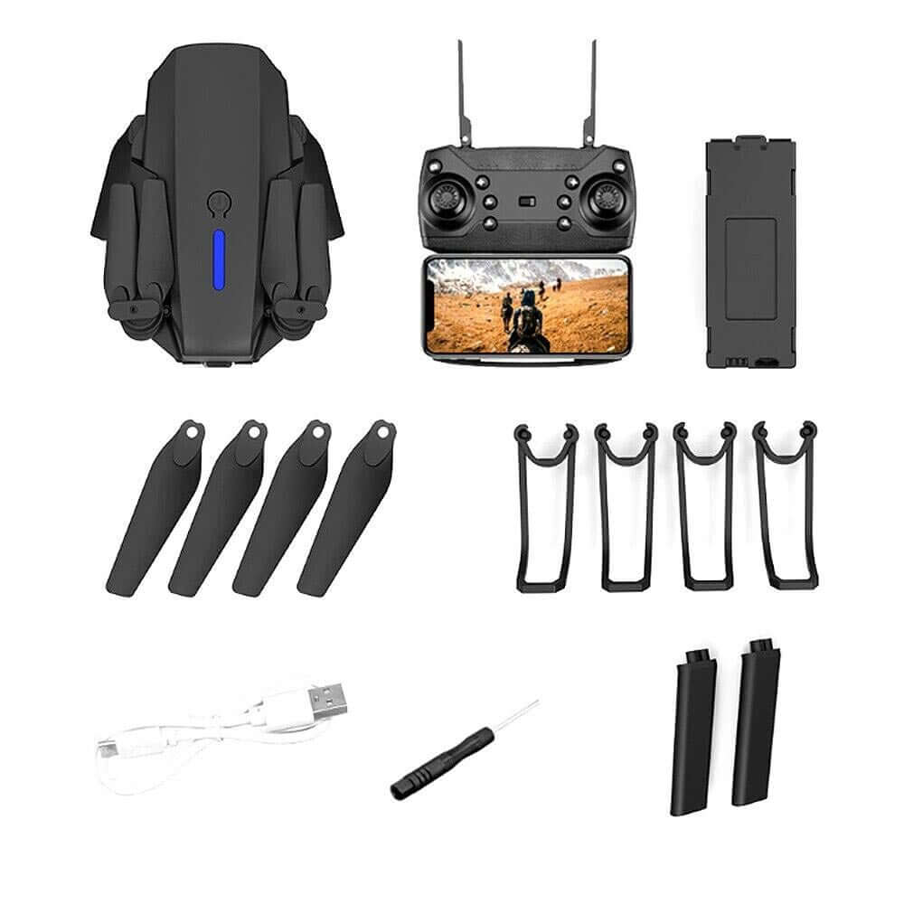 Nokmo | with Camera Black 4K Professional HD Camera WIFI FPV RC Quadcopter Foldable Helicopter