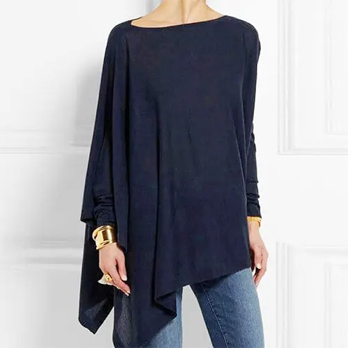 Nokmo | Women's Asymmetrical Long Sleeve Top