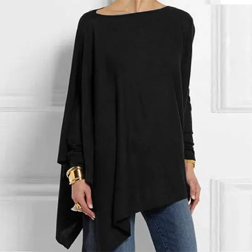 Nokmo | Women's Asymmetrical Long Sleeve Top