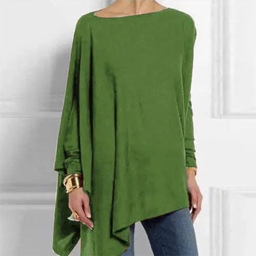 Nokmo | Women's Asymmetrical Long Sleeve Top