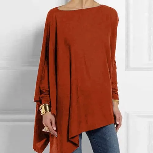 Nokmo | Women's Asymmetrical Long Sleeve Top