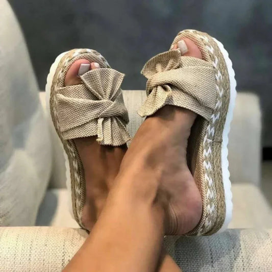 Nokmo | Women's Bow Platform Sandals