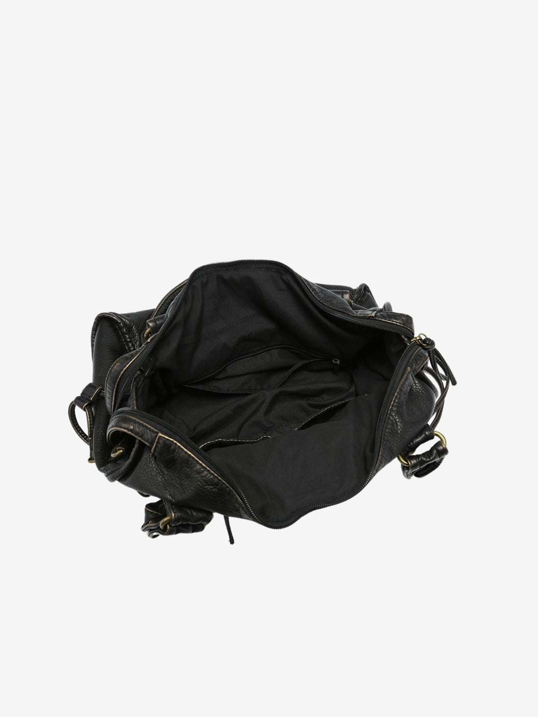 Nokmo | Women's Braided Shoulder Bag with Zip Pocket