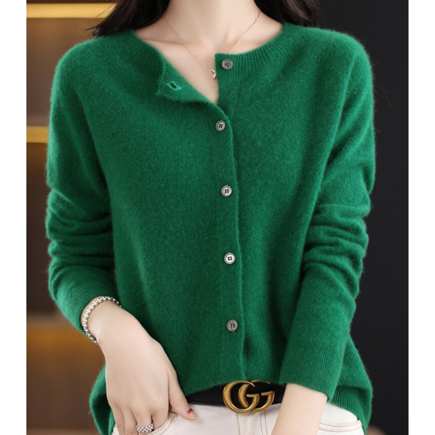 Nokmo | Women's Button-Up Knit Cardigan