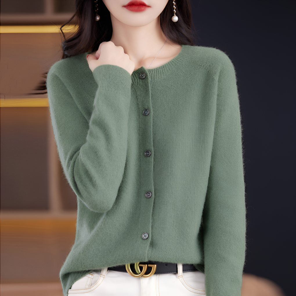 Nokmo | Women's Button-Up Knit Cardigan