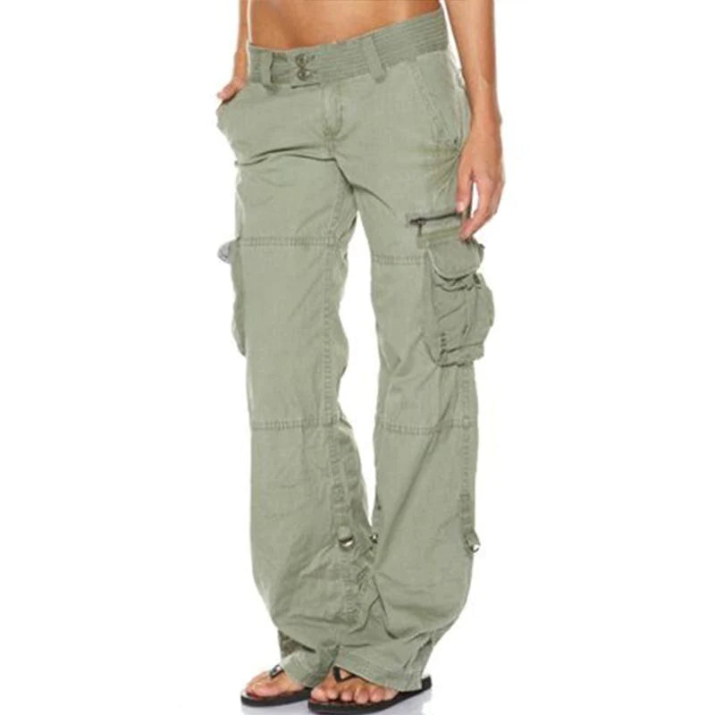 Nokmo | Women's Cargo Pants with Multiple Pockets
