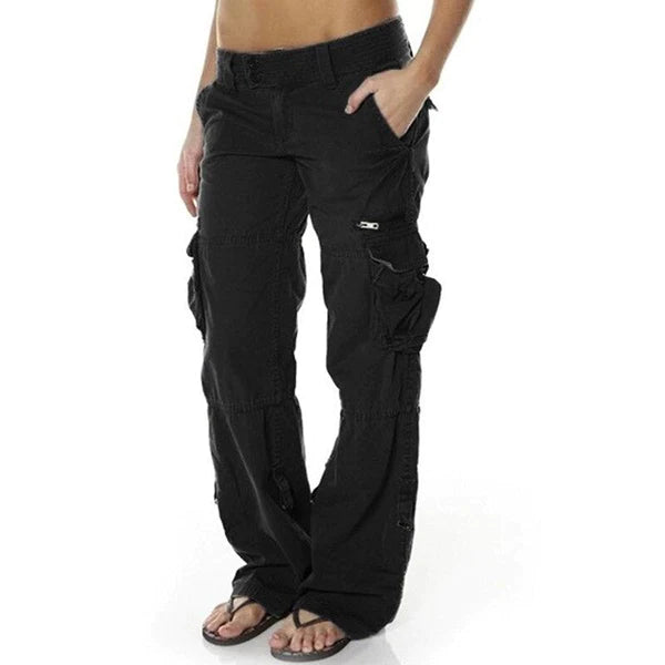 Nokmo | Women's Cargo Pants with Multiple Pockets