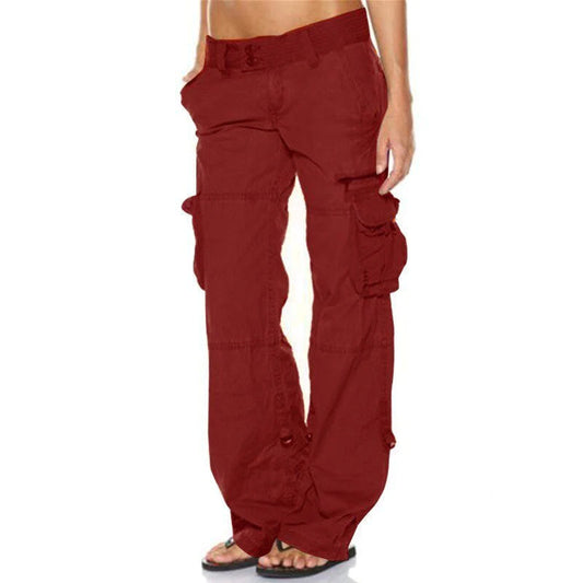 Nokmo | Women's Cargo Pants with Multiple Pockets