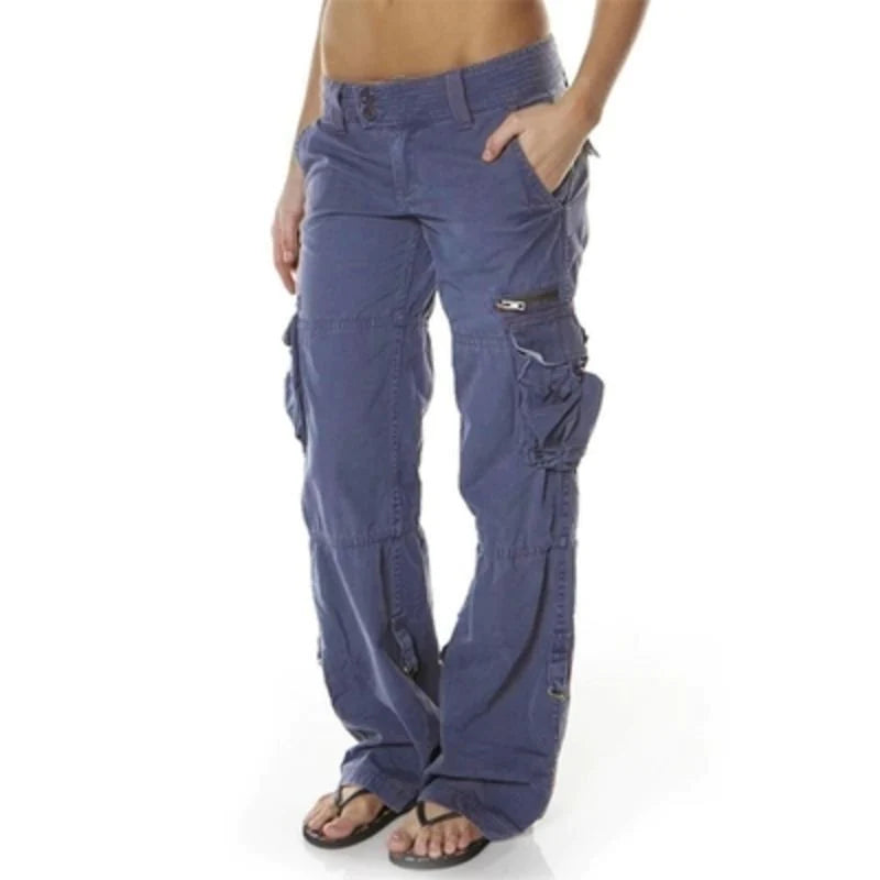 Nokmo | Women's Cargo Pants with Multiple Pockets