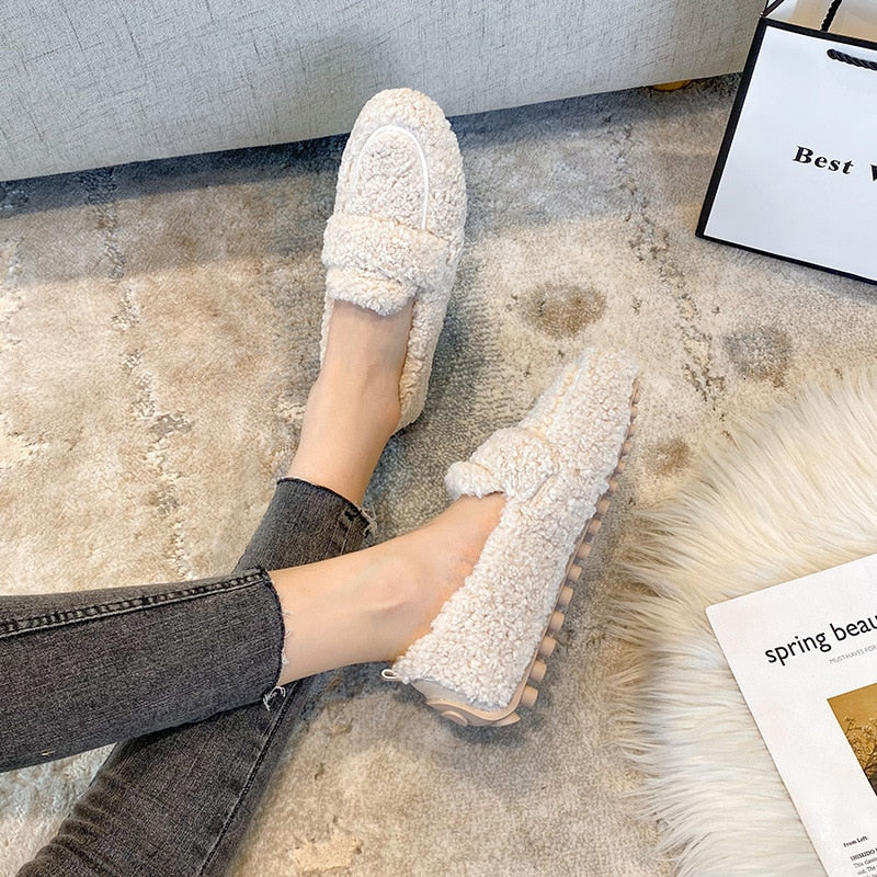 Nokmo | Women's Cozy Loafers Slip-on Shoes