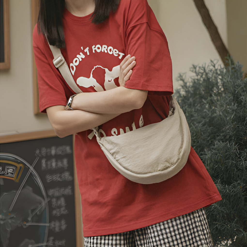 Nokmo | Women's Crescent Shoulder Bag with Adjustable Strap