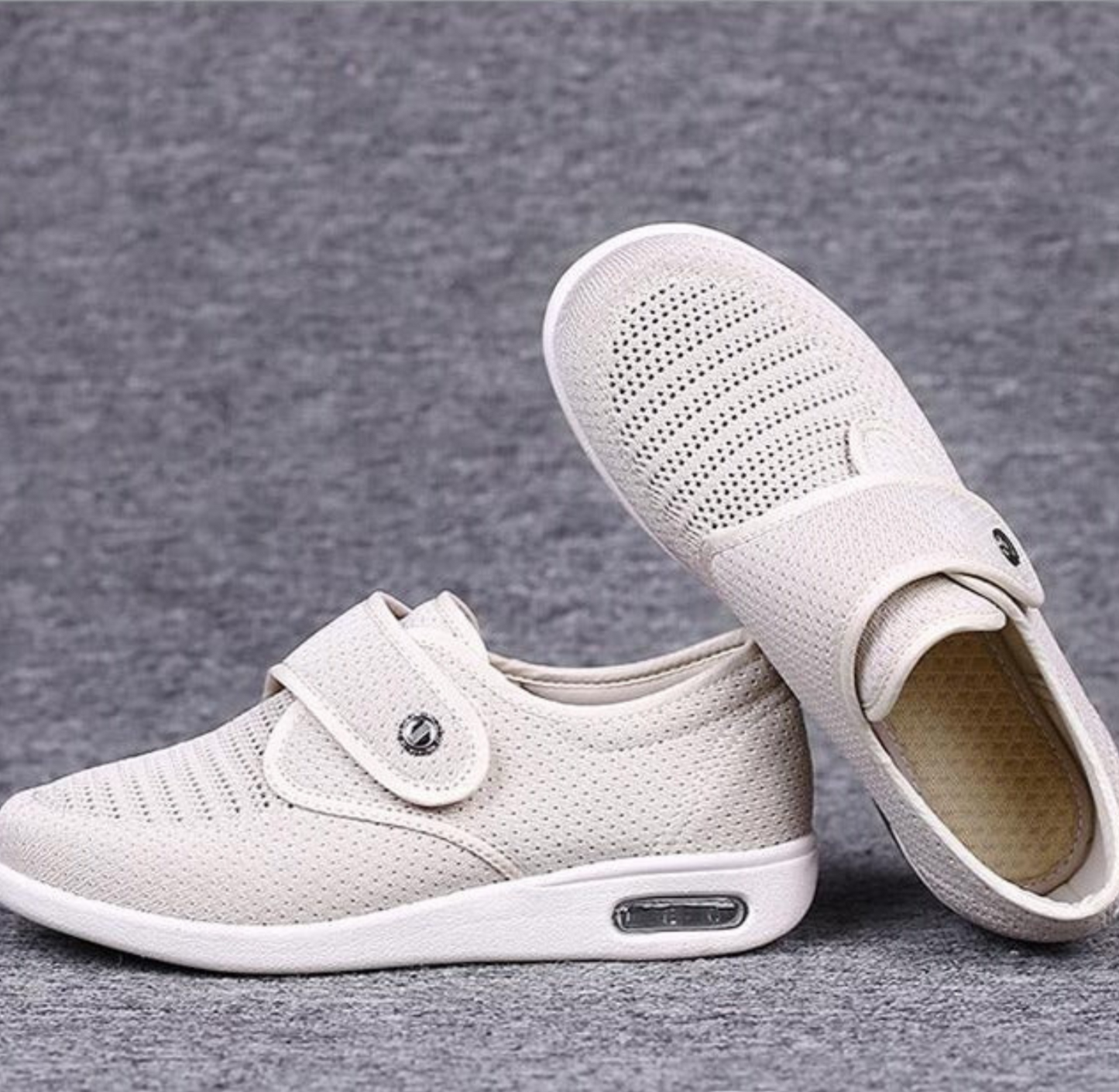 Nokmo | Women's Diabetic Comfort Shoes with Hook-and-Loop