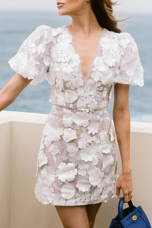 Nokmo | Women's Embroidered Mini Dress