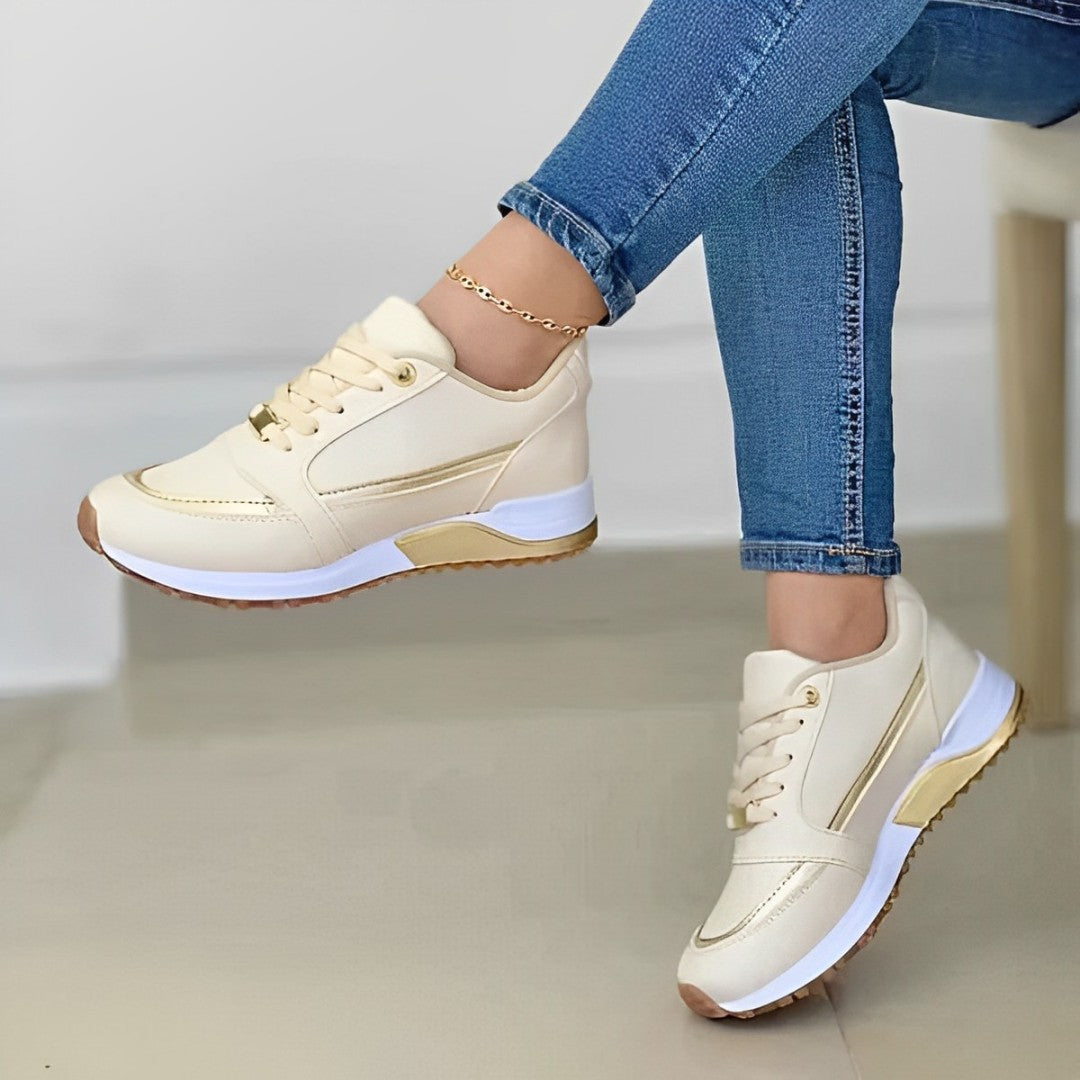 Nokmo | Women's Fashion Sneakers with Side Stripe Detail