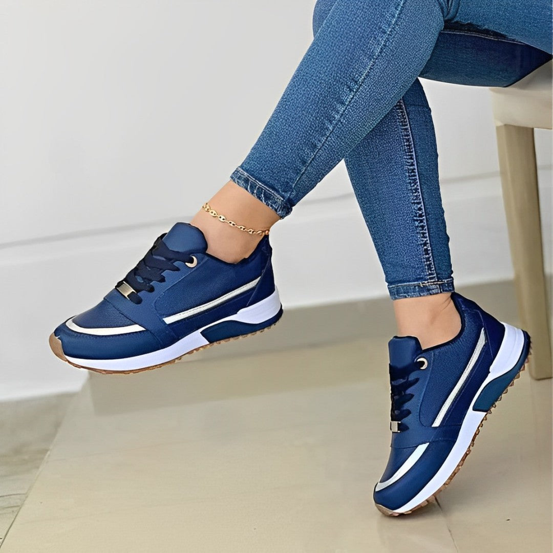 Nokmo | Women's Fashion Sneakers with Side Stripe Detail