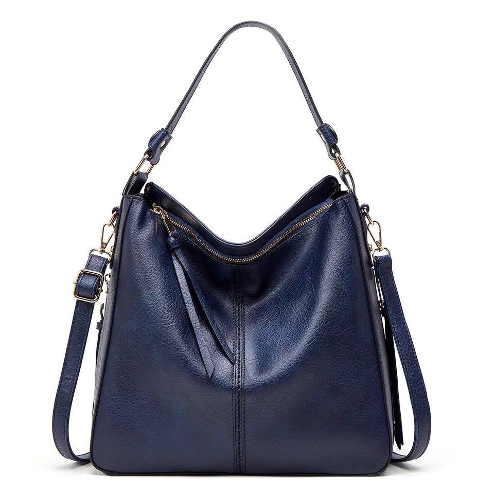 Nokmo | Women's Hobo Shoulder Bag with Gold Hardware