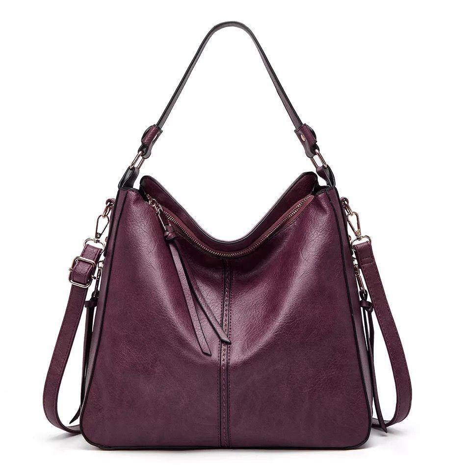 Nokmo | Women's Hobo Shoulder Bag with Gold Hardware