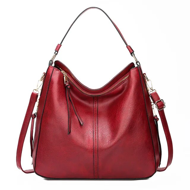 Nokmo | Women's Hobo Shoulder Bag with Gold Hardware