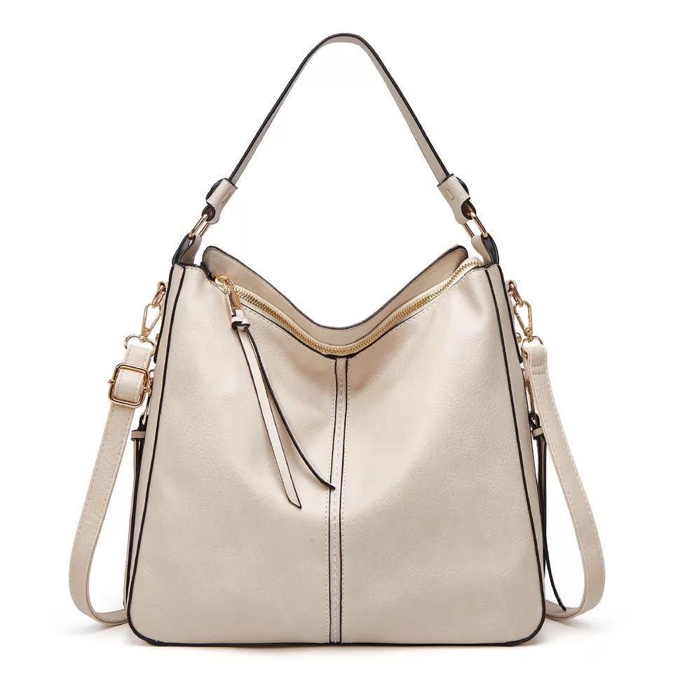 Nokmo | Women's Hobo Shoulder Bag with Gold Hardware