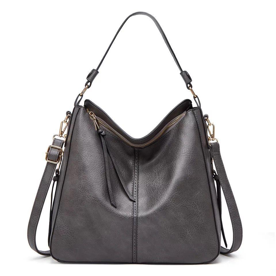 Nokmo | Women's Hobo Shoulder Bag with Gold Hardware