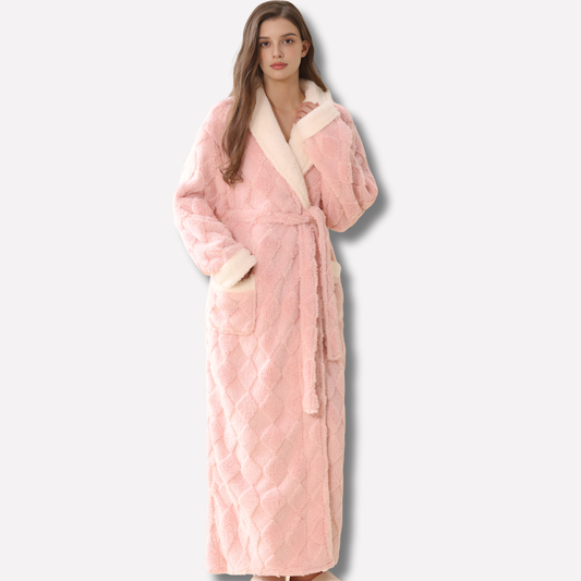 Nokmo | Women's Hooded Bathrobe Ankle Length Robe