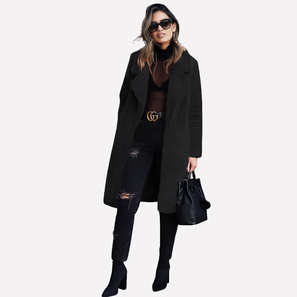 Nokmo | Women's Longline Teddy Coat