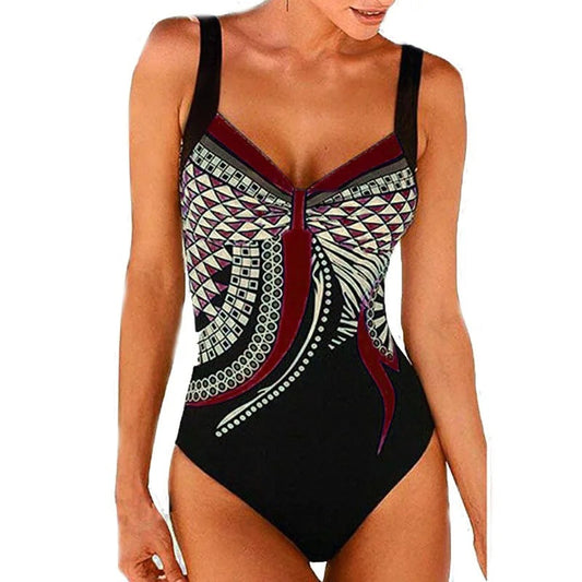 Nokmo | Women's One-Piece Swimsuit Abstract Print