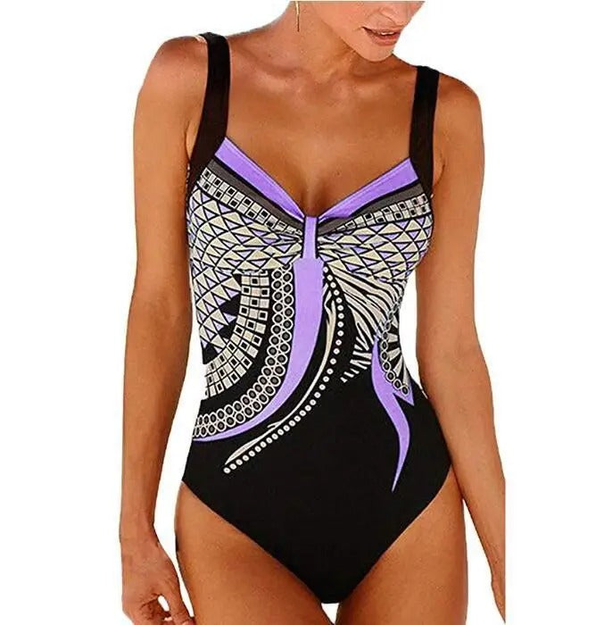 Nokmo | Women's One-Piece Swimsuit Abstract Print