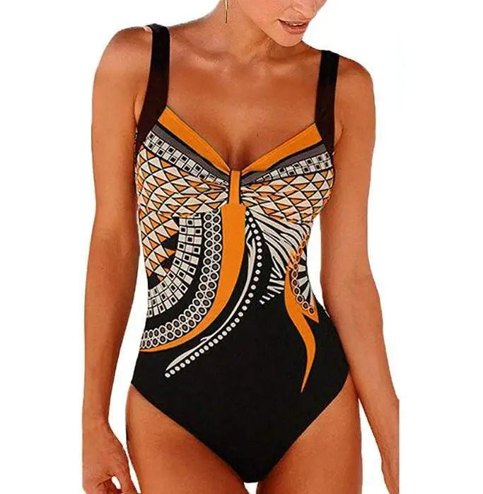 Nokmo | Women's One-Piece Swimsuit Abstract Print
