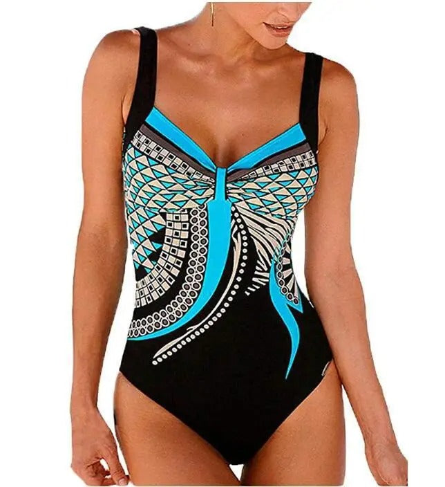 Nokmo | Women's One-Piece Swimsuit Abstract Print
