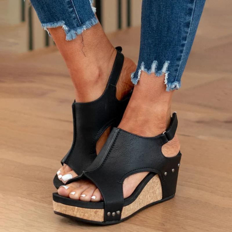 Nokmo | Women's Orthopedic Wedge Sandals with Open Toe