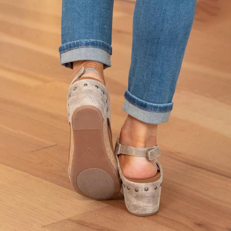 Nokmo | Women's Orthopedic Wedge Sandals with Open Toe