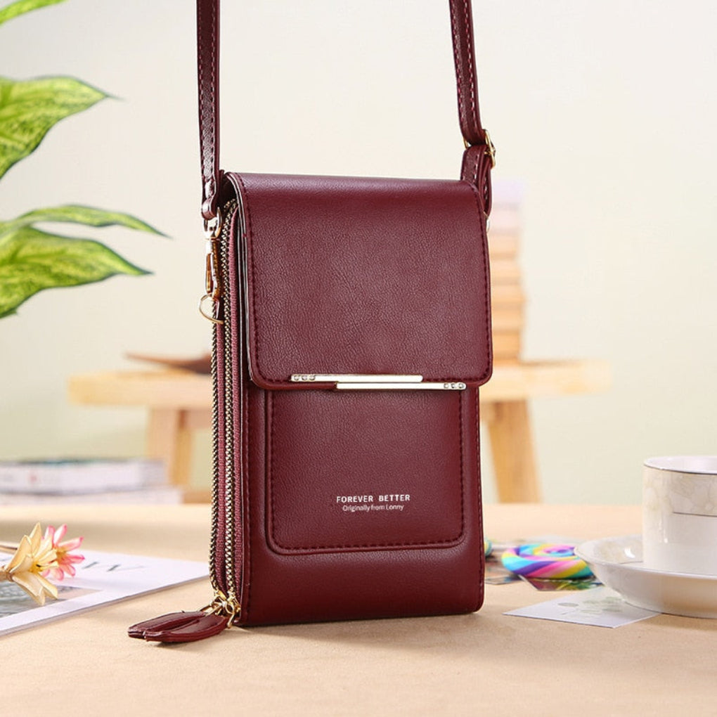 Nokmo | Women's Phone Shoulder Bag with Touchscreen Pocket
