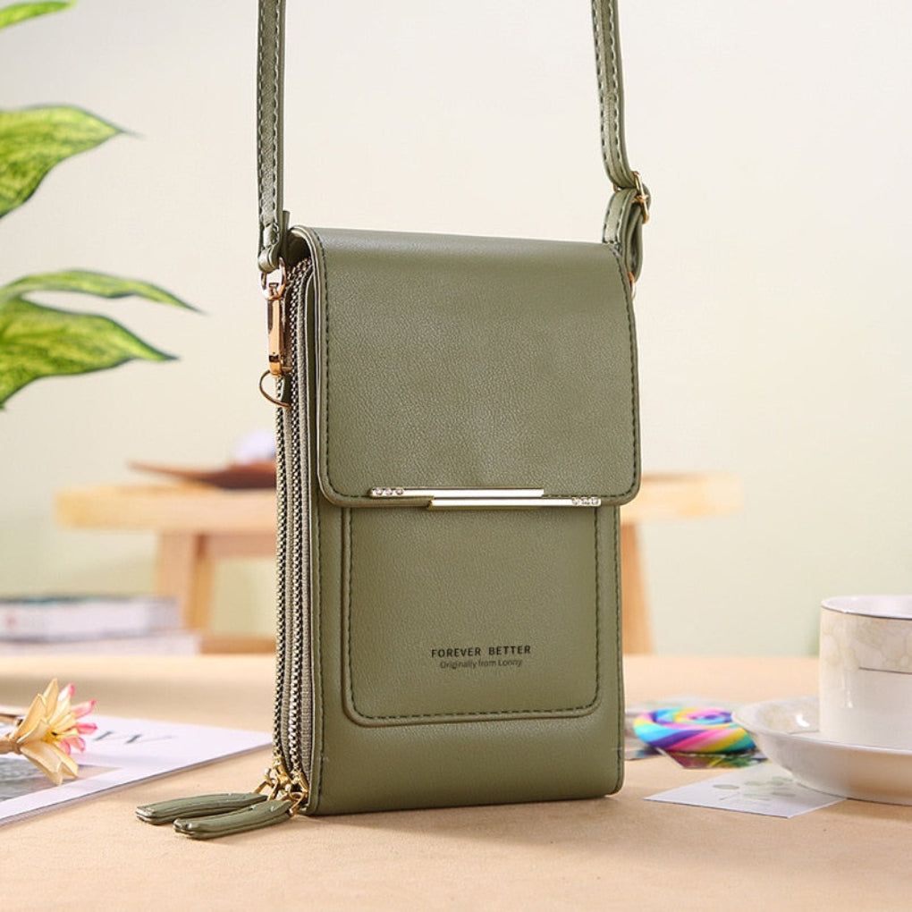 Nokmo | Women's Phone Shoulder Bag with Touchscreen Pocket