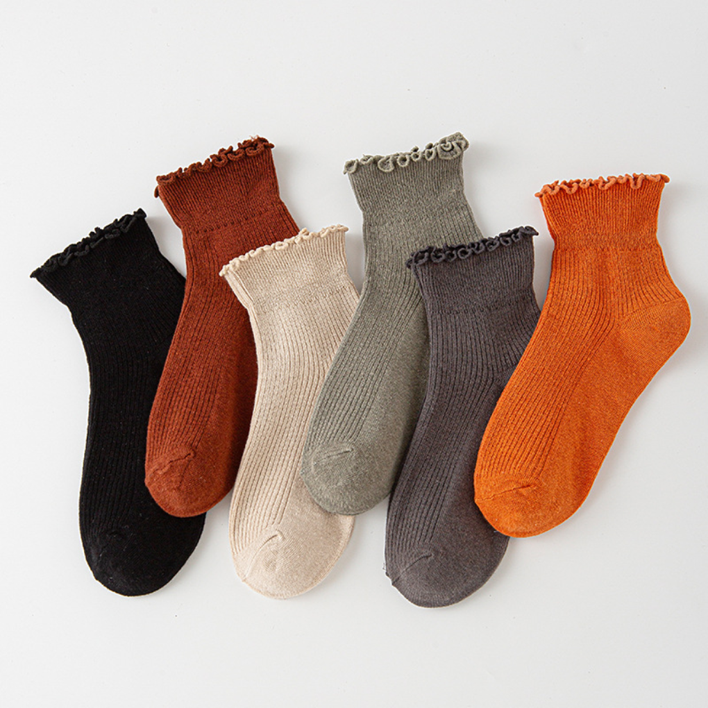 Nokmo | Women's Ruffled Ankle Socks