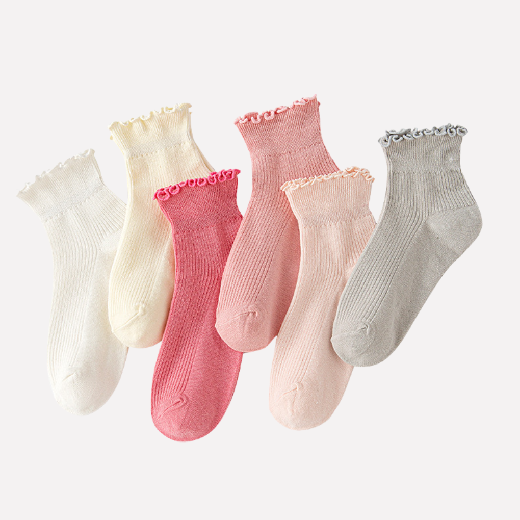 Nokmo | Women's Ruffled Ankle Socks