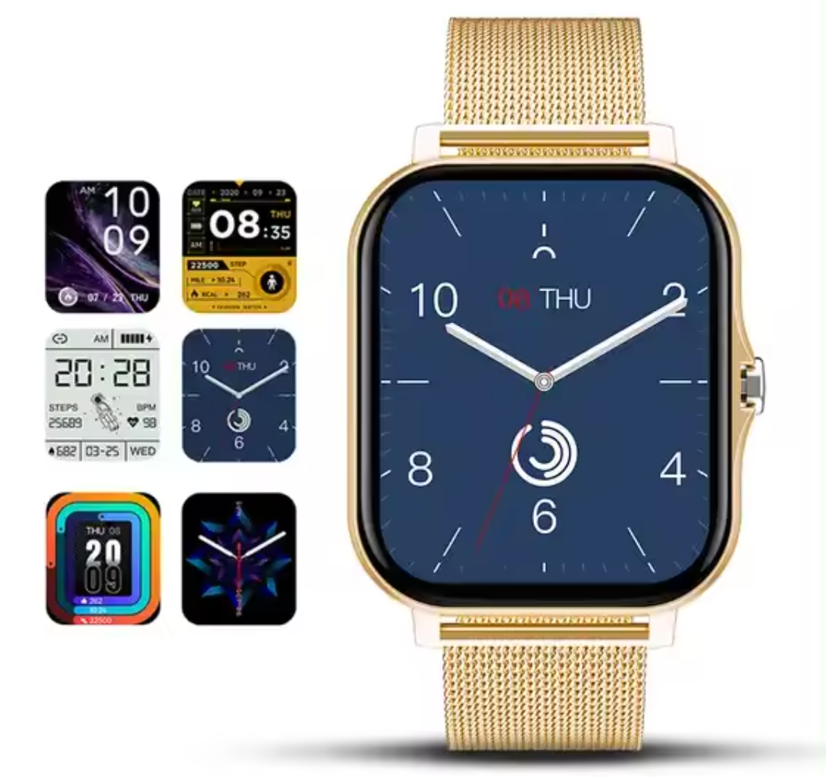 Nokmo | Women's Smartwatch with Mesh Band