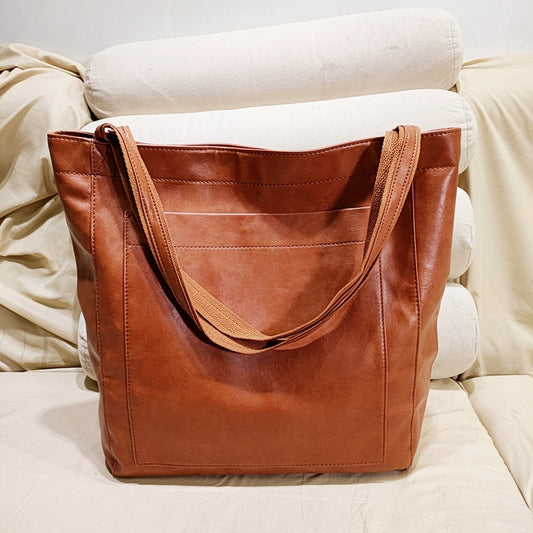 Nokmo | Women's Structured Tote Bag with Top Handles
