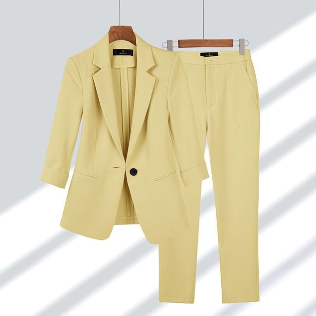 Nokmo | Women's Two-Piece Blazer and Trousers Set