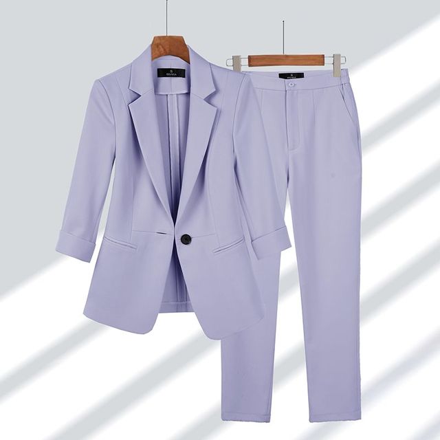 Nokmo | Women's Two-Piece Blazer and Trousers Set