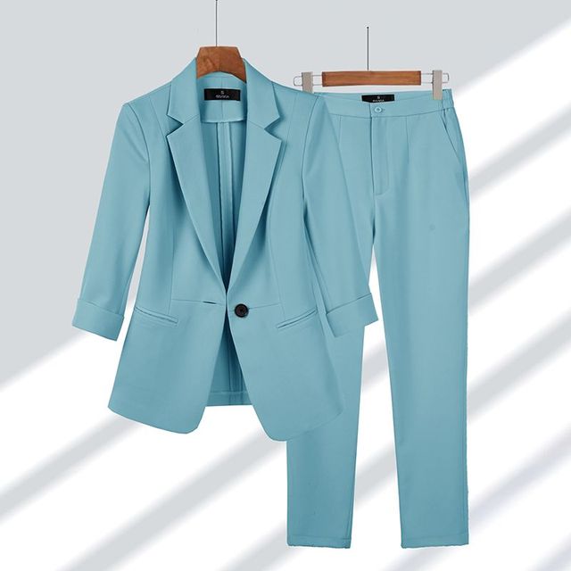 Nokmo | Women's Two-Piece Blazer and Trousers Set