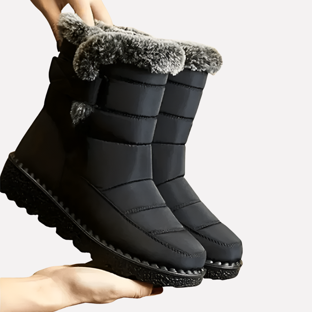 Nokmo | Women's Waterproof Winter Boots with Faux Fur Trim