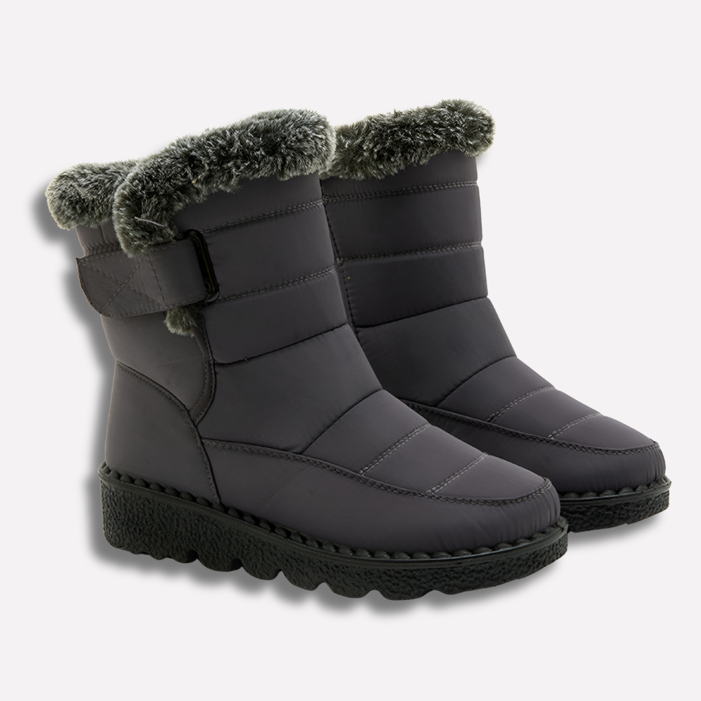 Nokmo | Women's Waterproof Winter Boots with Faux Fur Trim