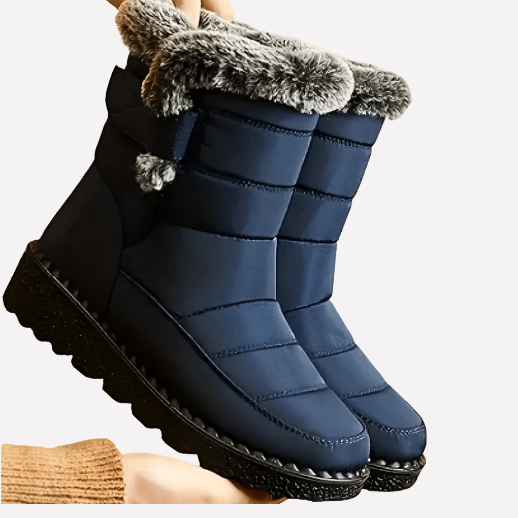 Nokmo | Women's Waterproof Winter Boots with Faux Fur Trim